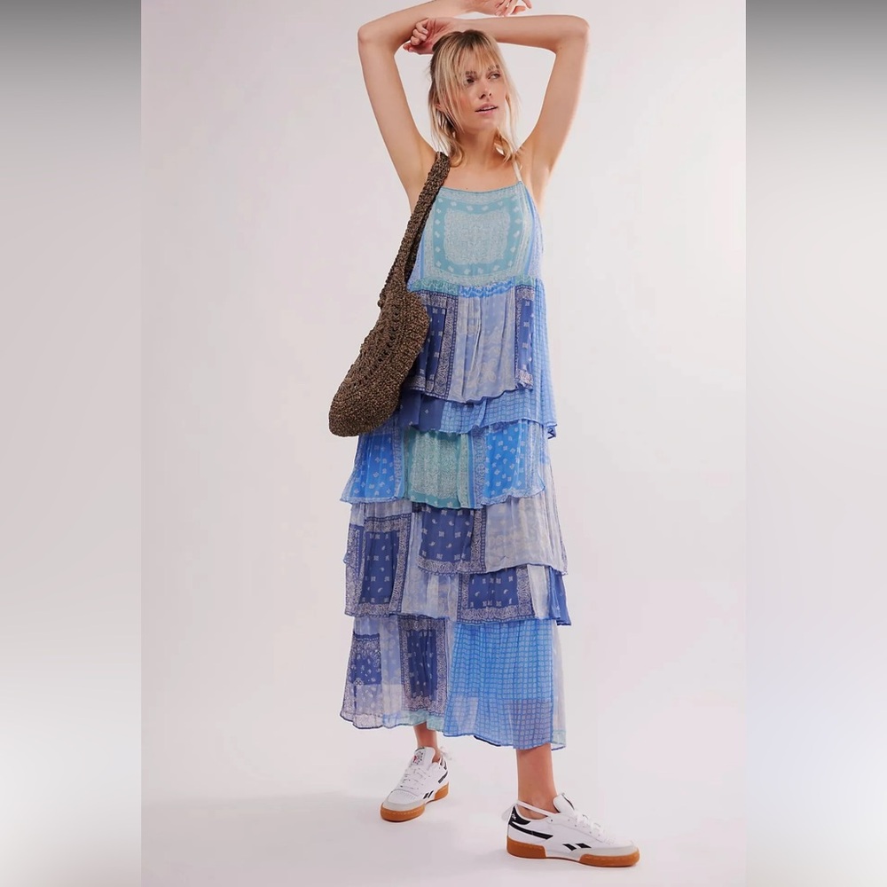 Free People + Indigo Wishes Layered Maxi Dress
